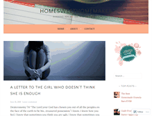 Tablet Screenshot of homesweethomemaker.org